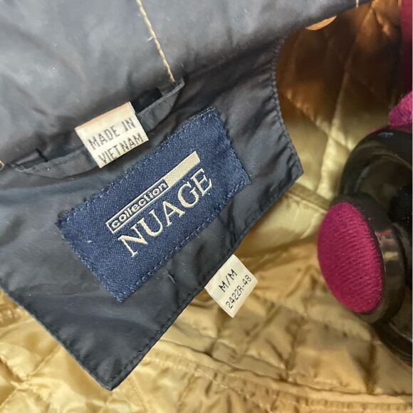 Nuage Quilted Jacket Navy Blue Quilted Fall jacket sz M - Picture 5 of 10